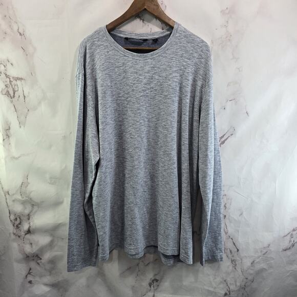 Travis Mathew Shirt Mens XXL Blue Long Sleeve Crew Neck Pullover - Picture 1 of 11